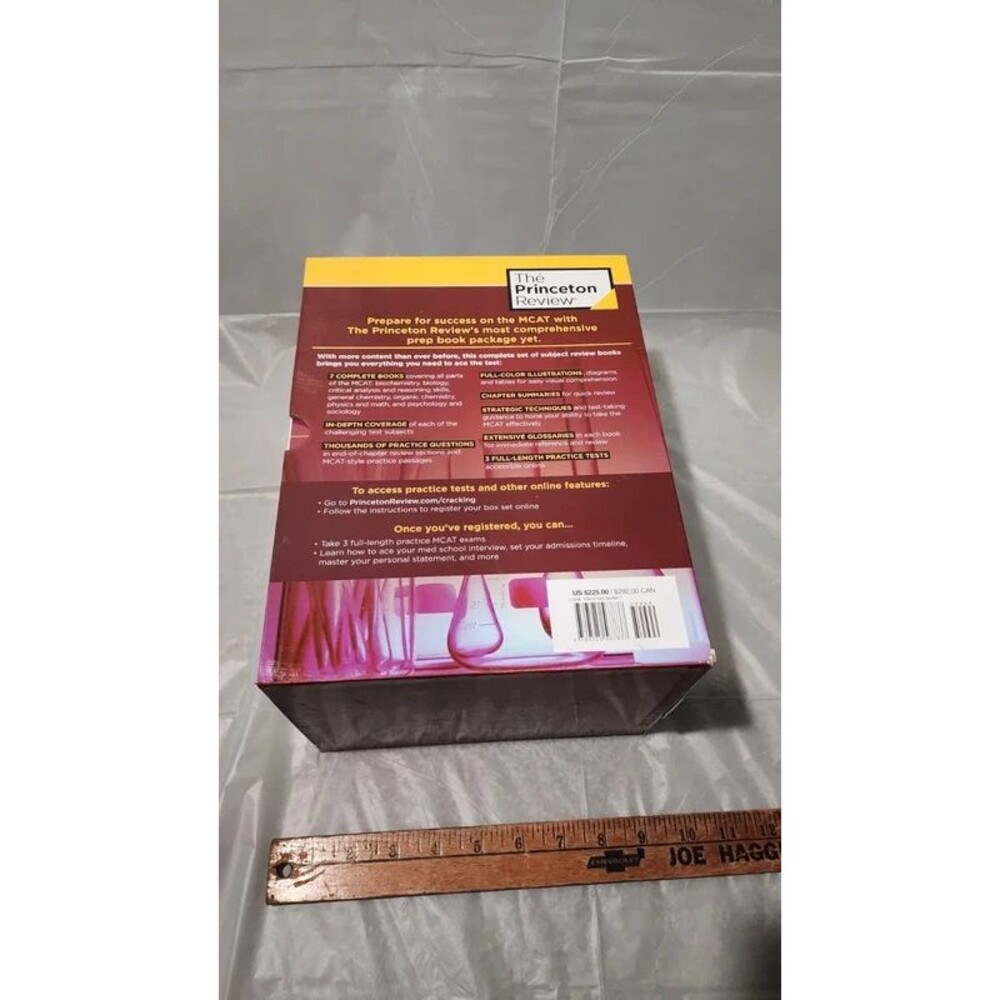 Princeton Review MCAT Subject Review Complete Set 3rd Edition 7 Books
